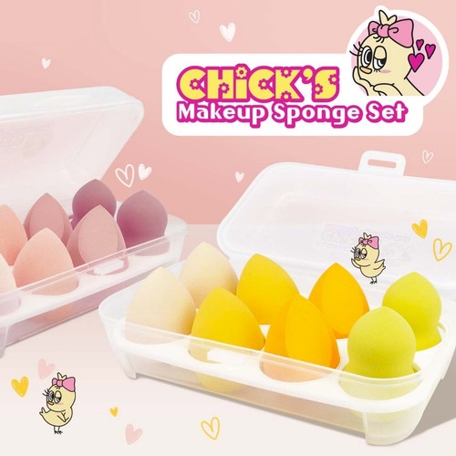 Chick’s makeup sponge set -Kleancolor esponjas