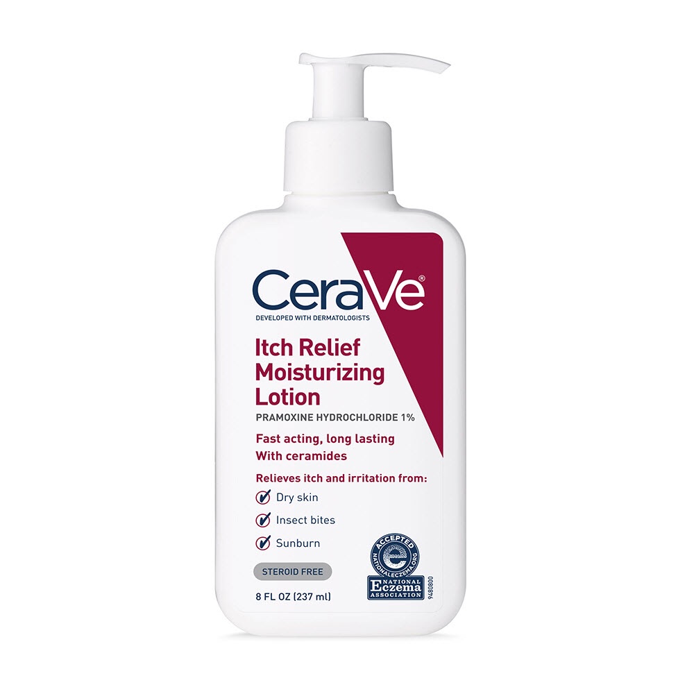 Crema de Cerave para piel seca Itch Relief moisturizing lotion