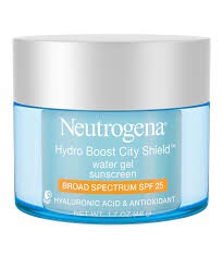 Crema hidratante de Neutrogena con bloqueador solar 25