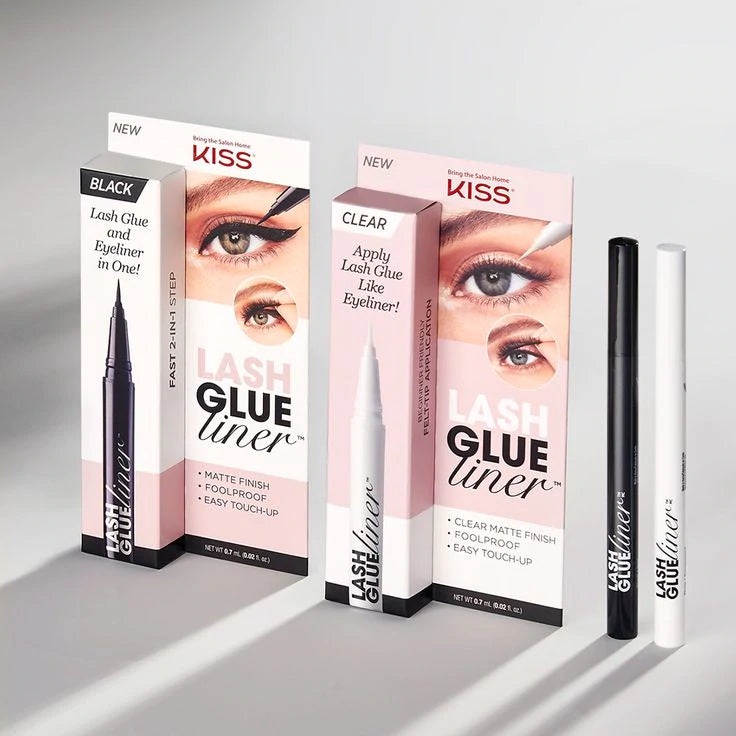 Pegamento pestañas en delineador KISS lash glue liner (transparente)