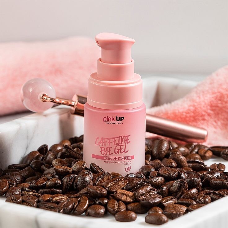 Contorno de ojos de Cafeína de Pink up cosmetics