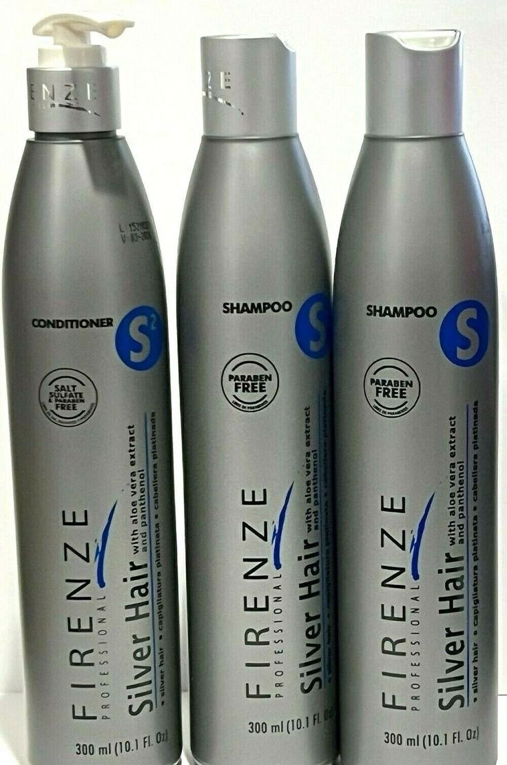 Dúo de Shampoo y Acondicionador de Firenze Silver Hair