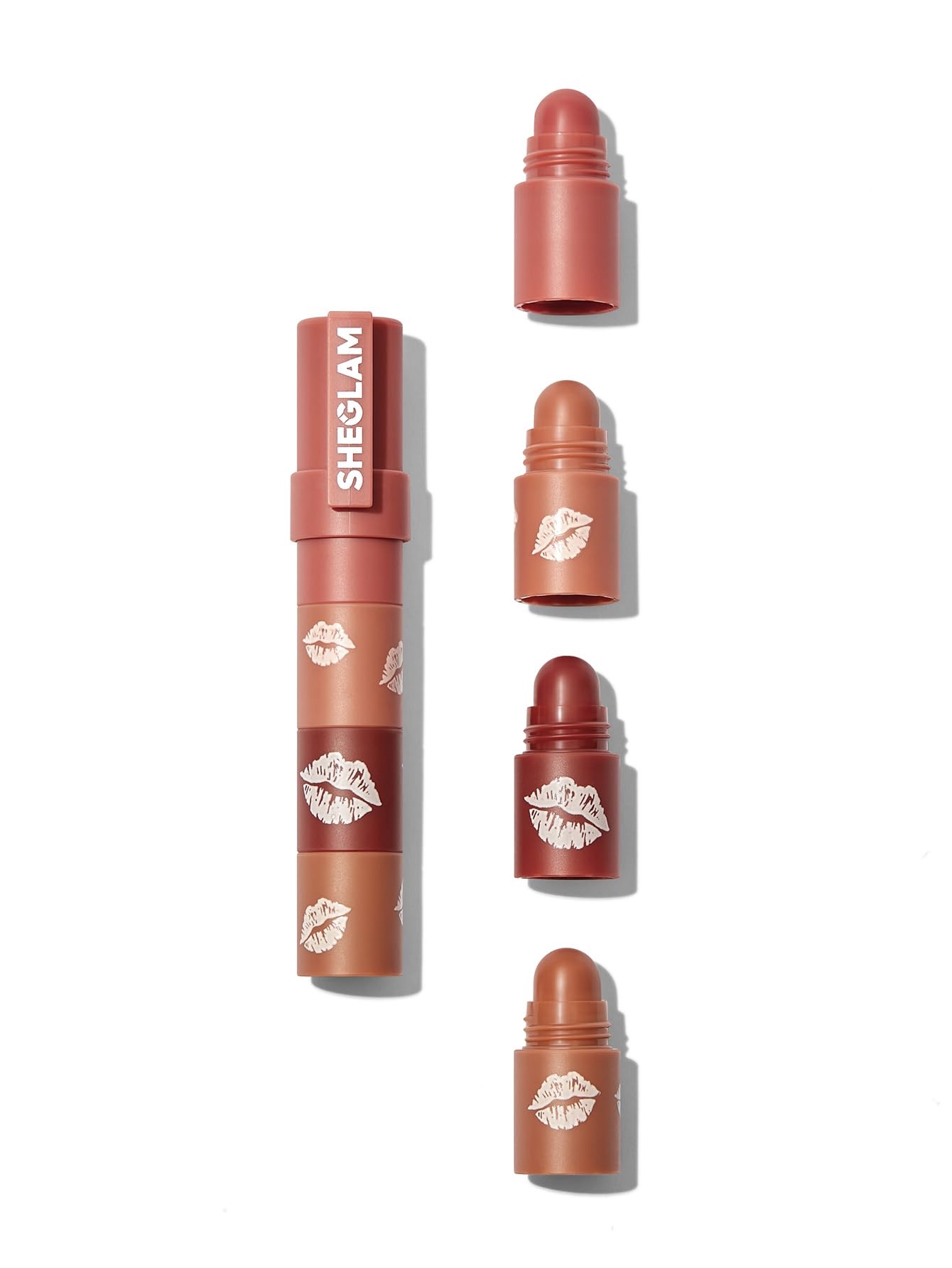 SHEGLAM Mega Lip Stacks 4 en 1 Kit de lápiz labial