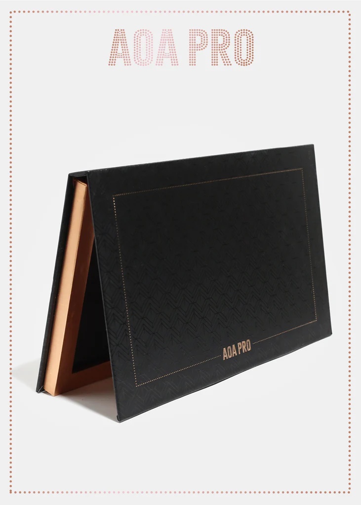 AOA PRO MAGNETIC EYESHADOW PALETTE – BLACK LARGE