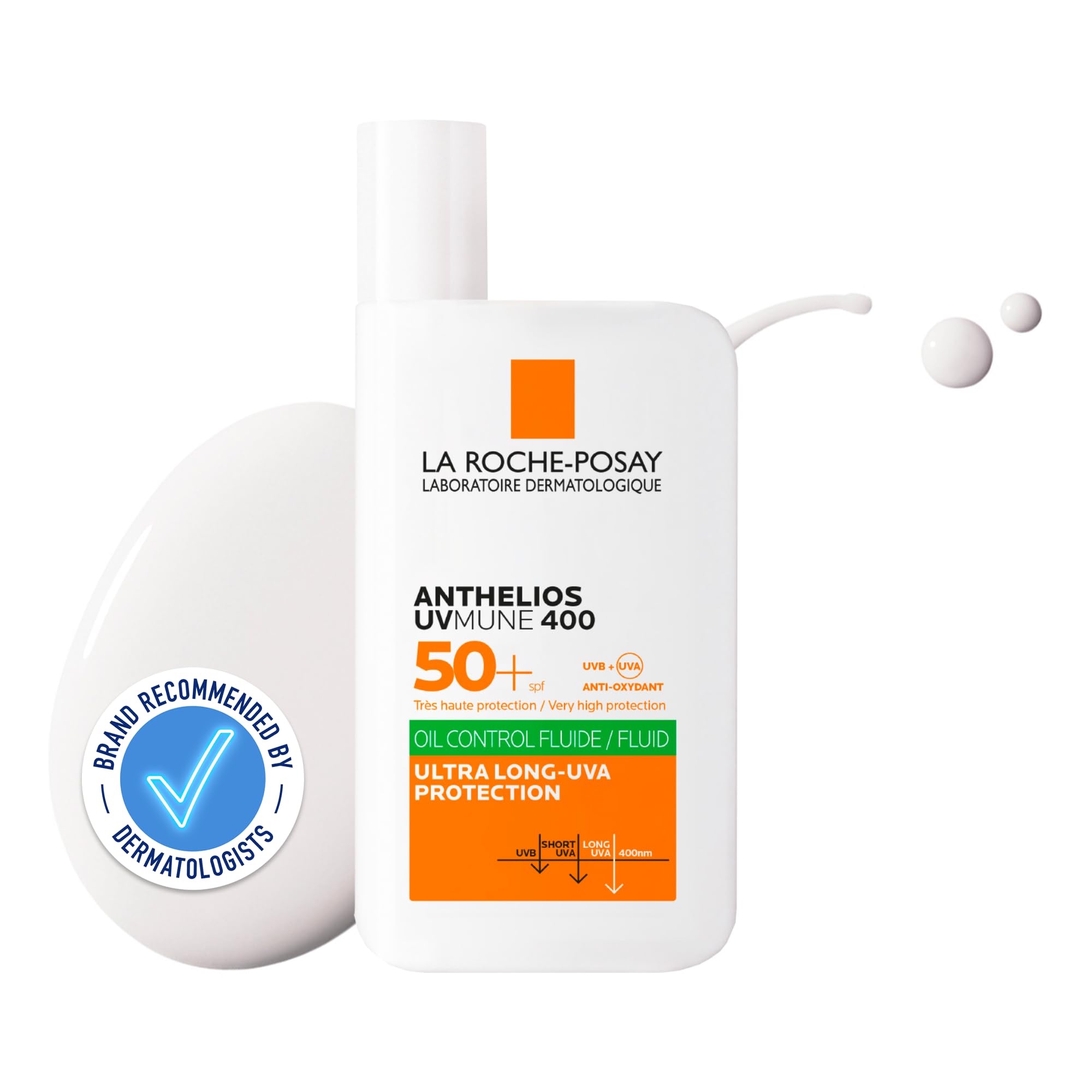 Protector solar  La Roche- posay Anthelios UV MUNE 400 Oil Control Fluido FPS 50+